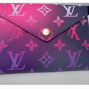 Louis Vuitton Vibrant Pink and Purple Monogram Clutch